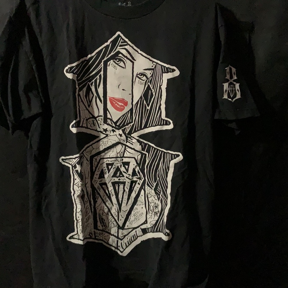 Rebel 8x Famous collaboration t shirt